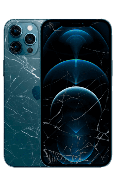 Iphone com a tela quebrada